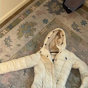 Women's White Abercrombie Jacket